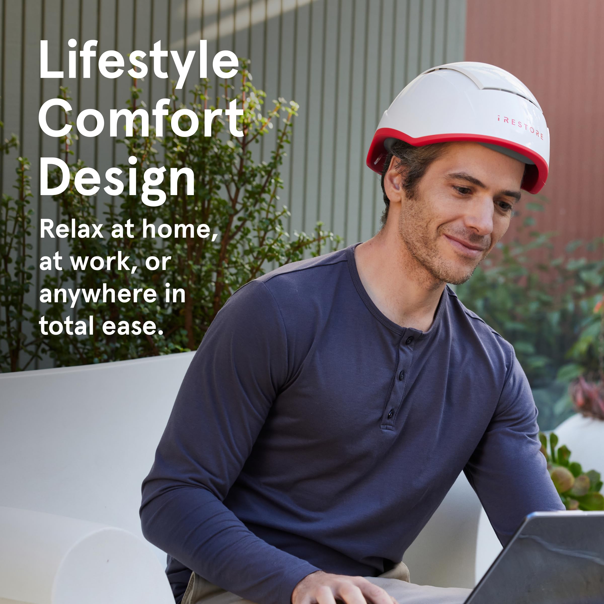 iRestore Professional Laser Red Light Therapy for Hair Growth System - FDA Cleared Hair Loss, Hair Thinning & Alopecia Treatment for Men & Women - 282 Lasers & LEDs